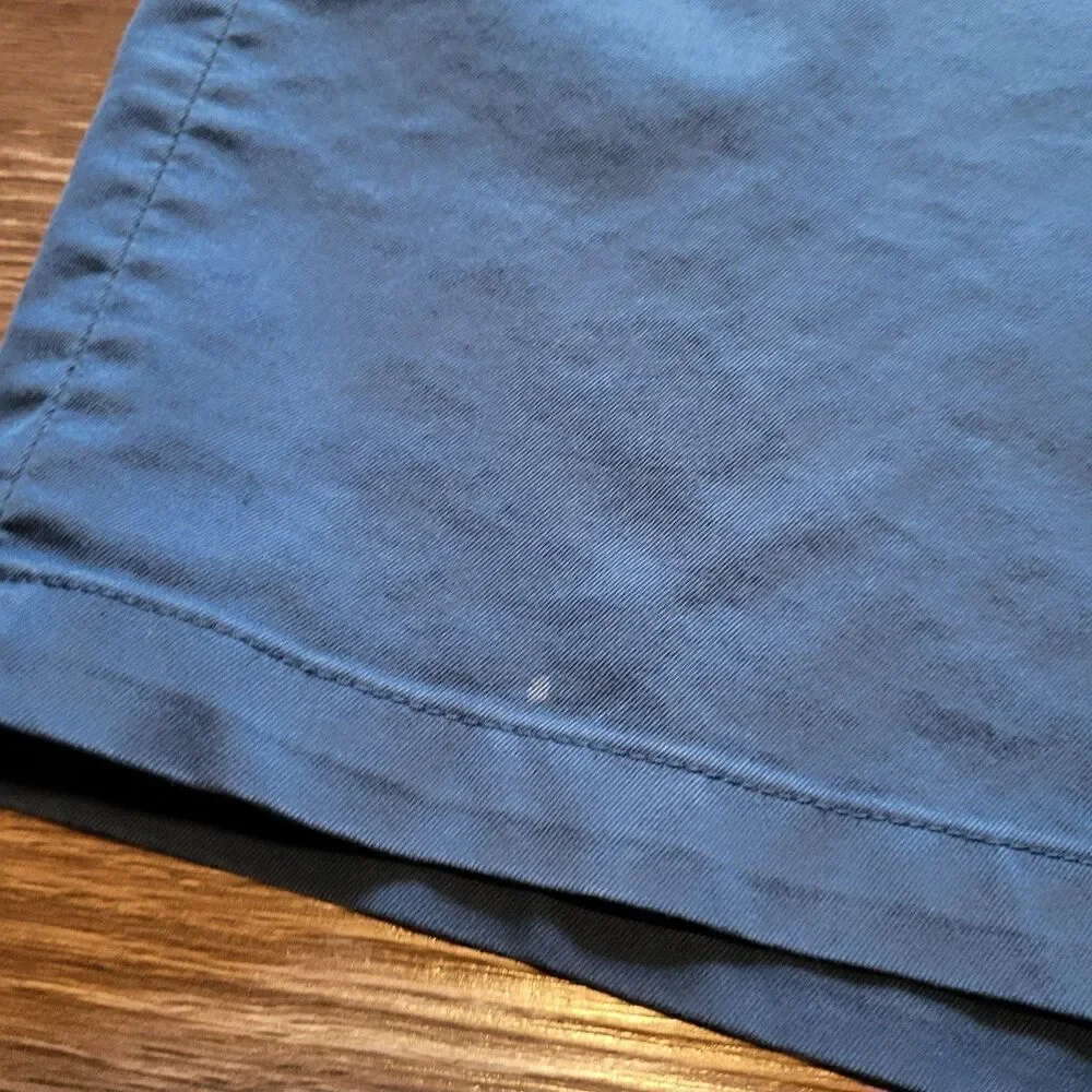 Banana Republic Performance Golf Classic Fit Chino Shorts Navy Size 34